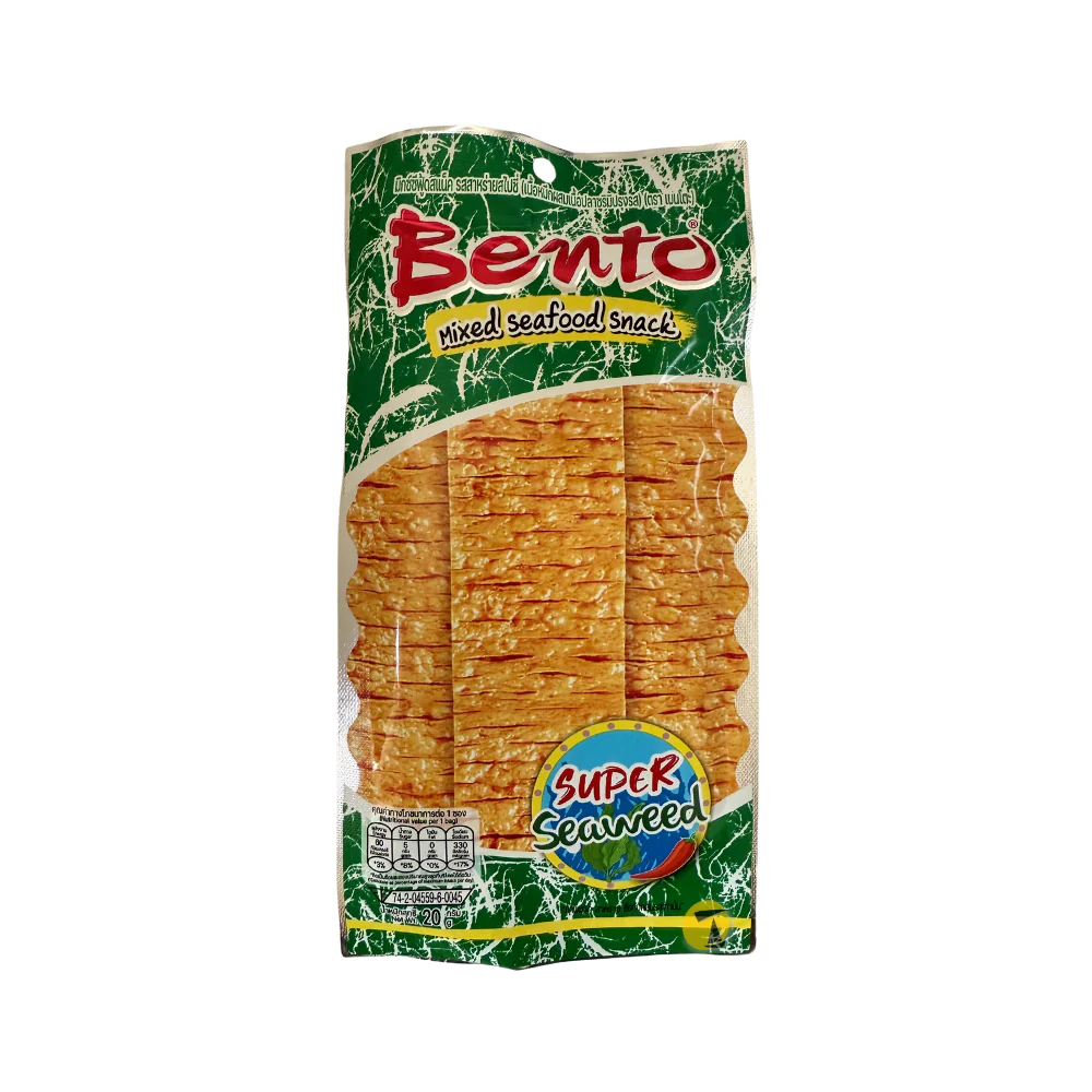 Bento Mixed Seafood Snack Super Seaweed Flavour - 20g