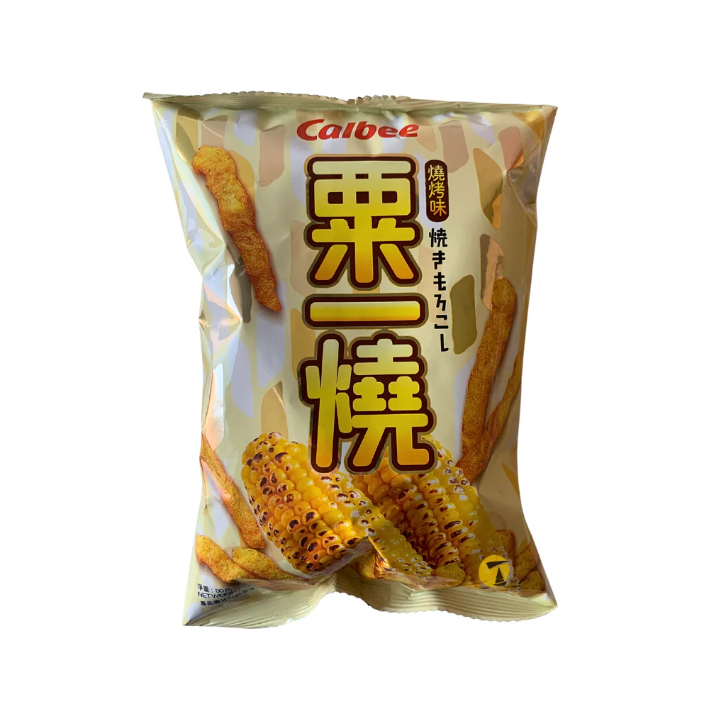 Calbee Grill-A-Corn Sticks BBQ Flavour - 80g
