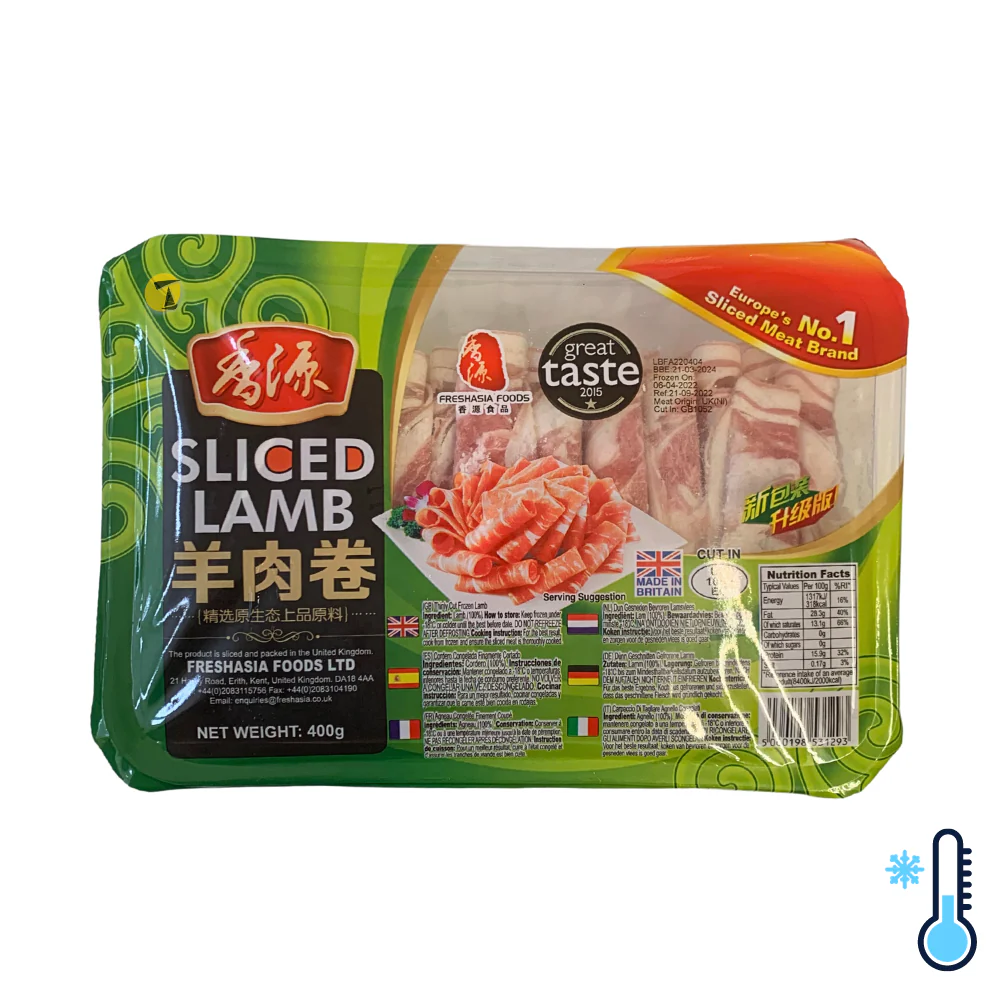 FreshAsia Foods Sliced Lamb - 400g [FROZEN]