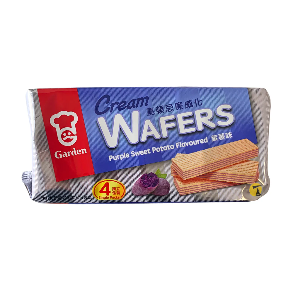 Garden Cream Wafers Purple Sweet Potato Flavour - 200g