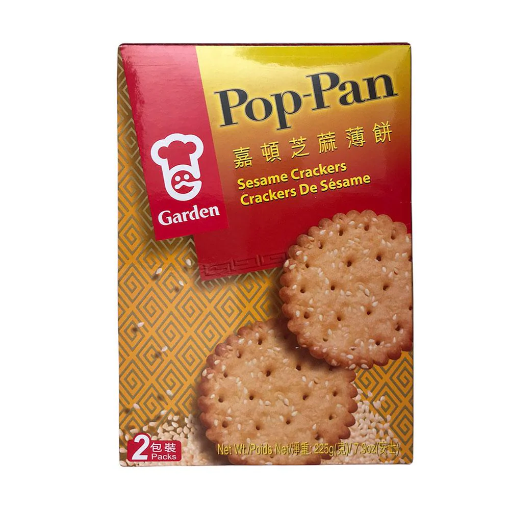Garden Pop-Pan Cracker Sesame Flavour - 225g