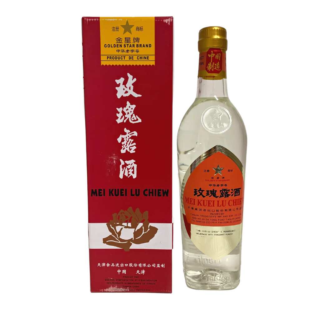 Golden Star Brand Mei Kuei Lu Chiew (Rose Wine) - 500ml - Image 2