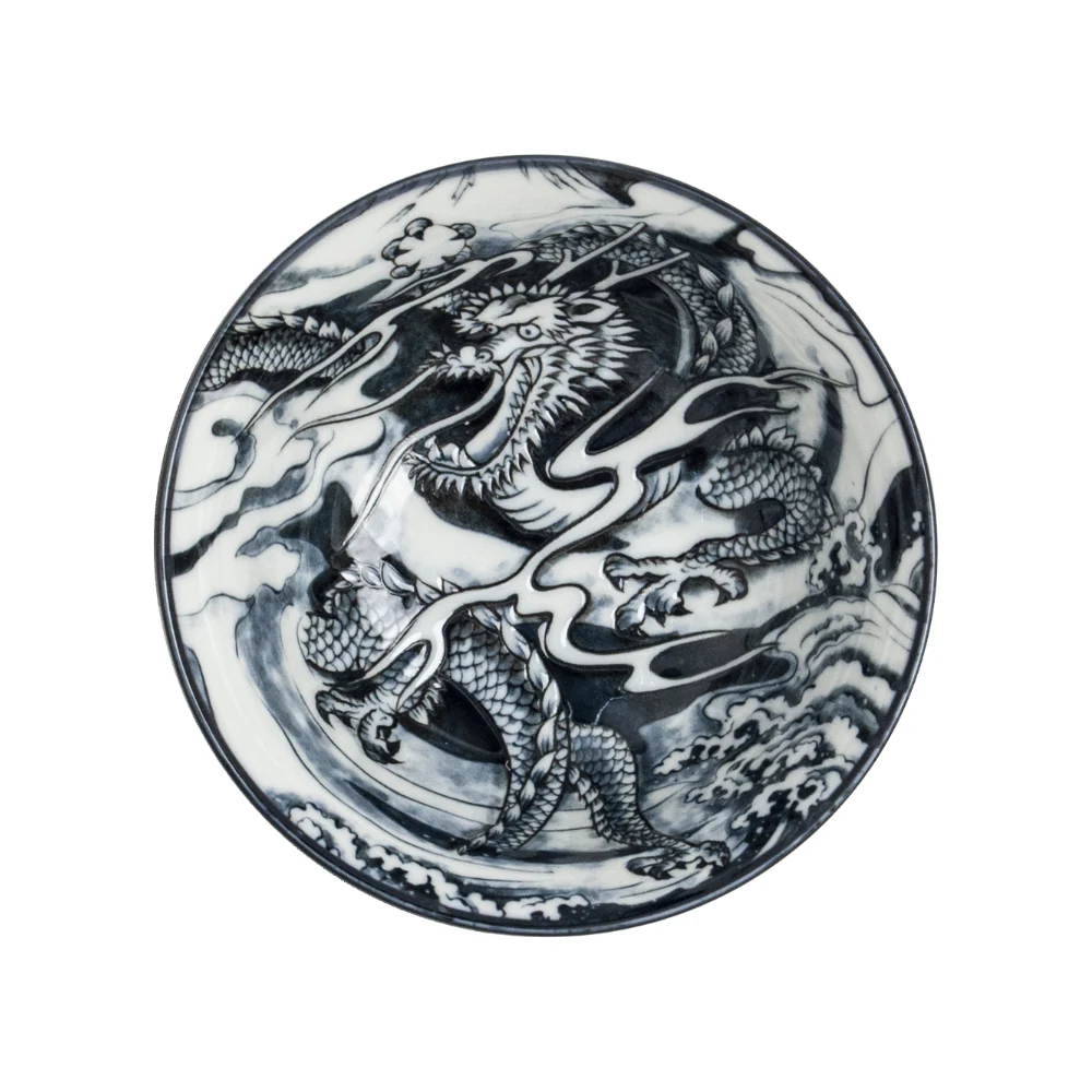 Green Dragon Japanese Bowl - Ø15cm - Image 2