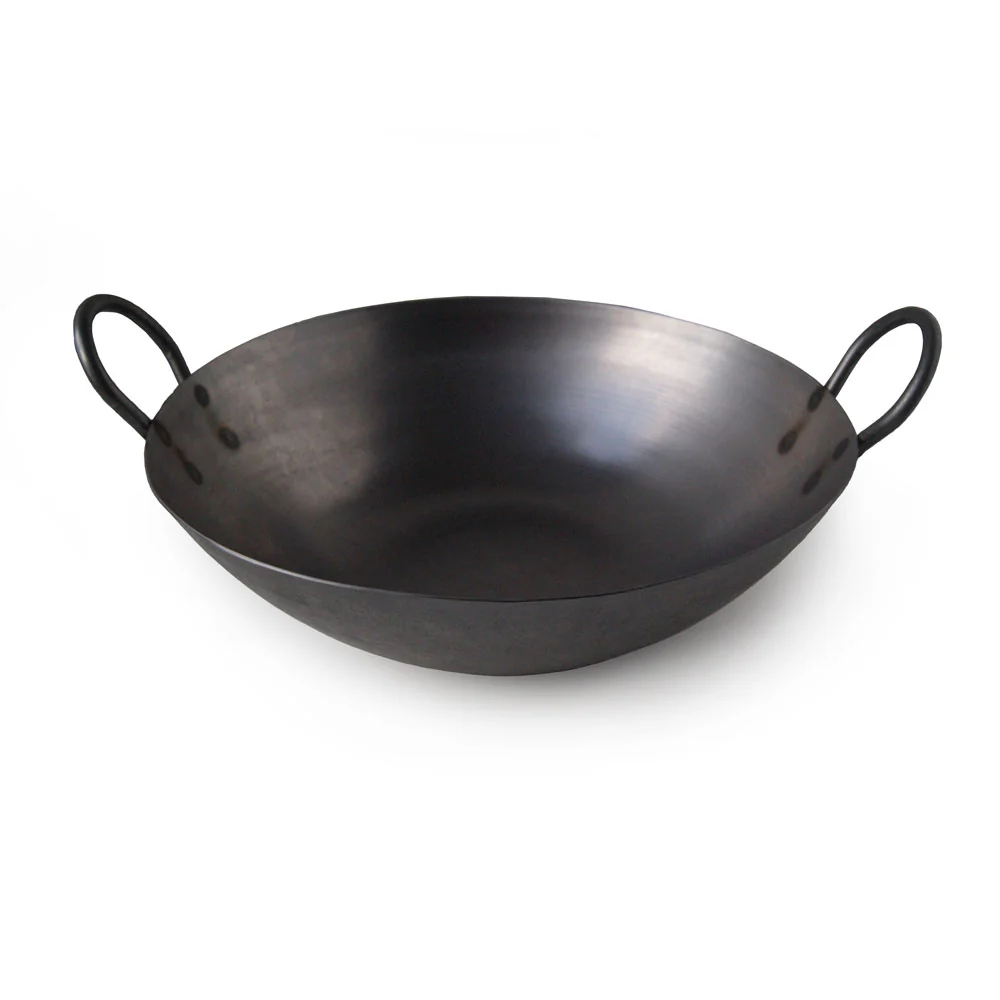 Hancock 12" (30cm) Commercial Quality Carbon Steel Balti Pan