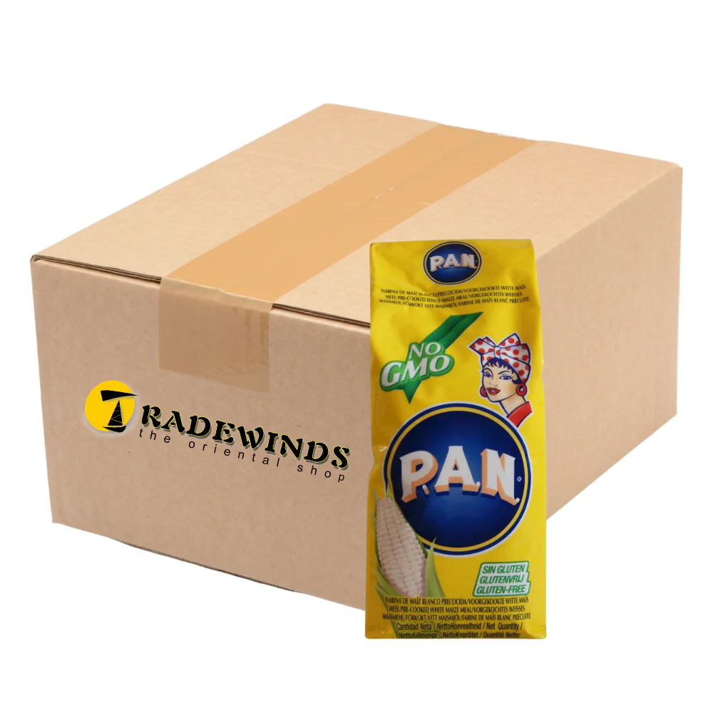 Harina PAN Pre-Cooked White Maize Flour - 10x1kg