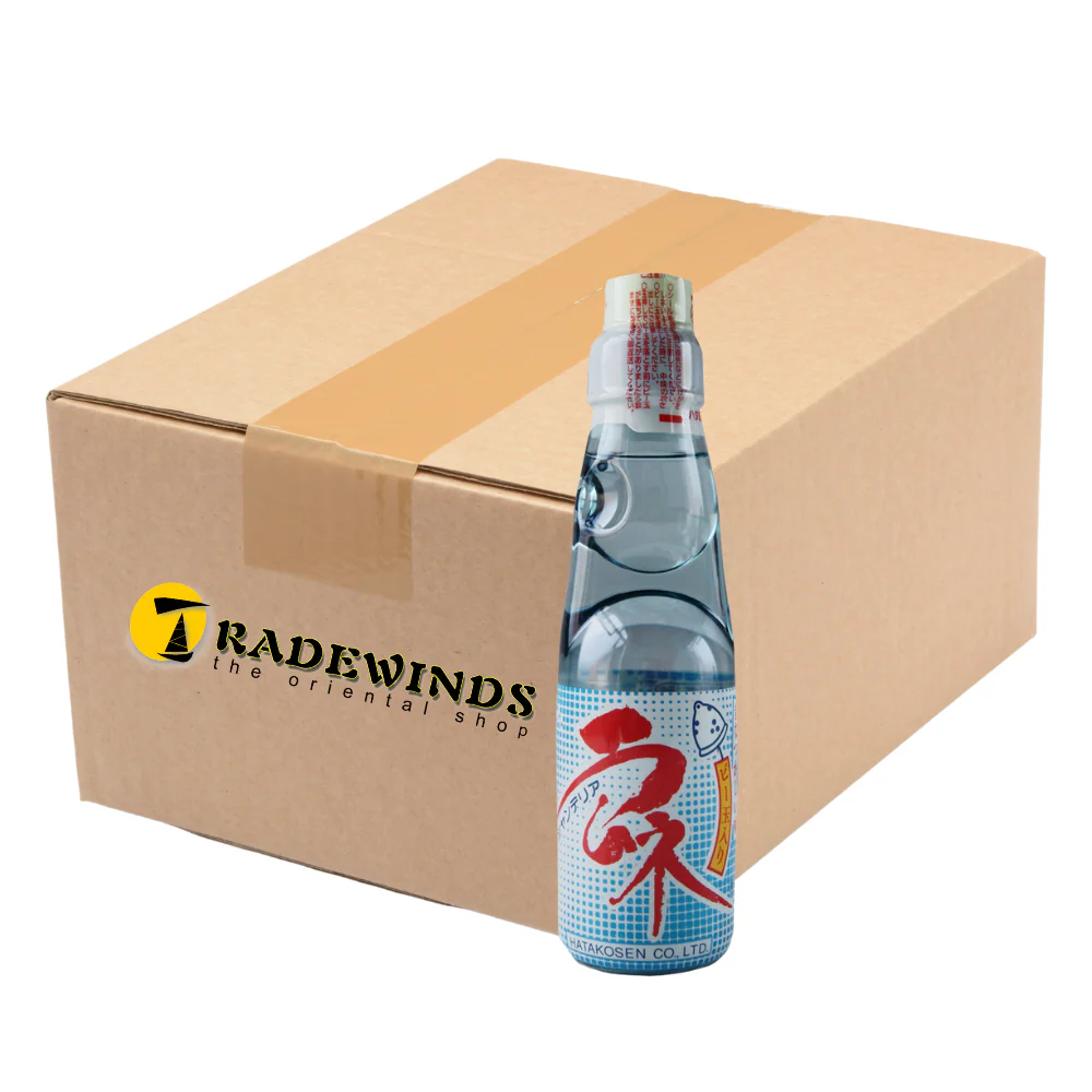 Hatakosen Bin Ramune Japanese Lemonade - 18x200ml