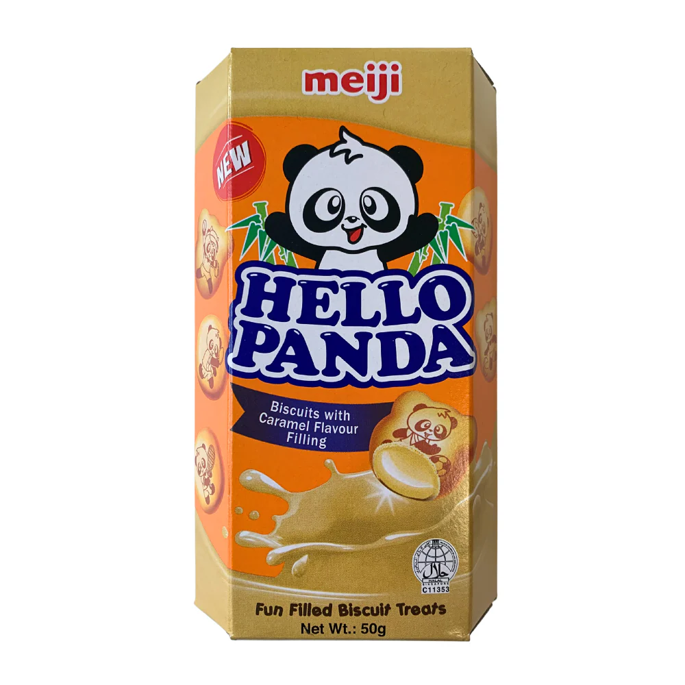 Hello Panda Caramel Filled Biscuits - 2x(10x50g)