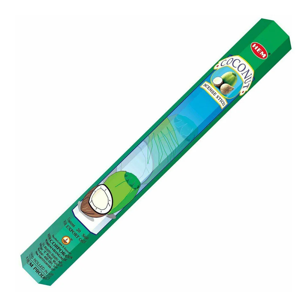 HEM Coconut Incense - 6 x 20 Sticks