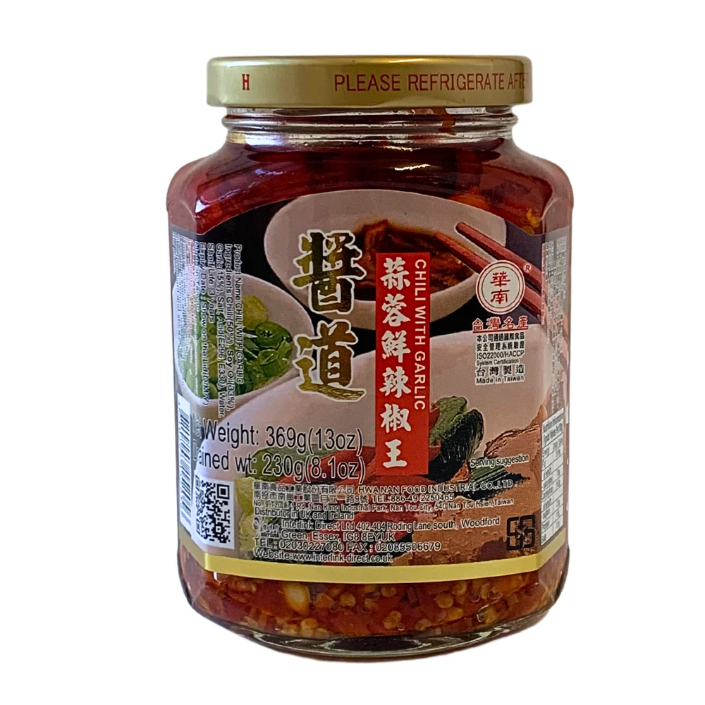 Hwa Nan Chilli With Garlic - 369g