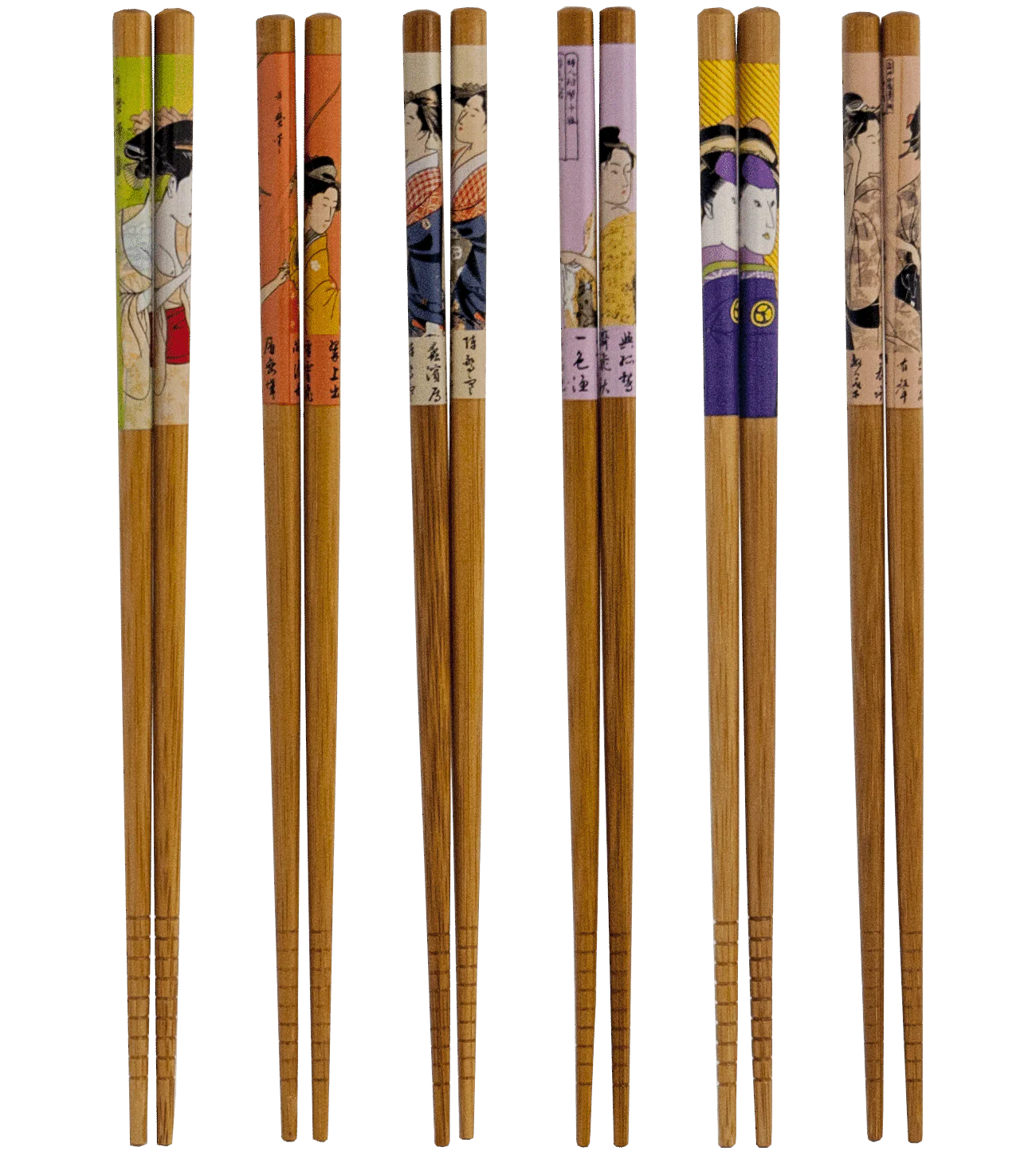 Japanese Chopsticks Geisha Design - 1 Pair