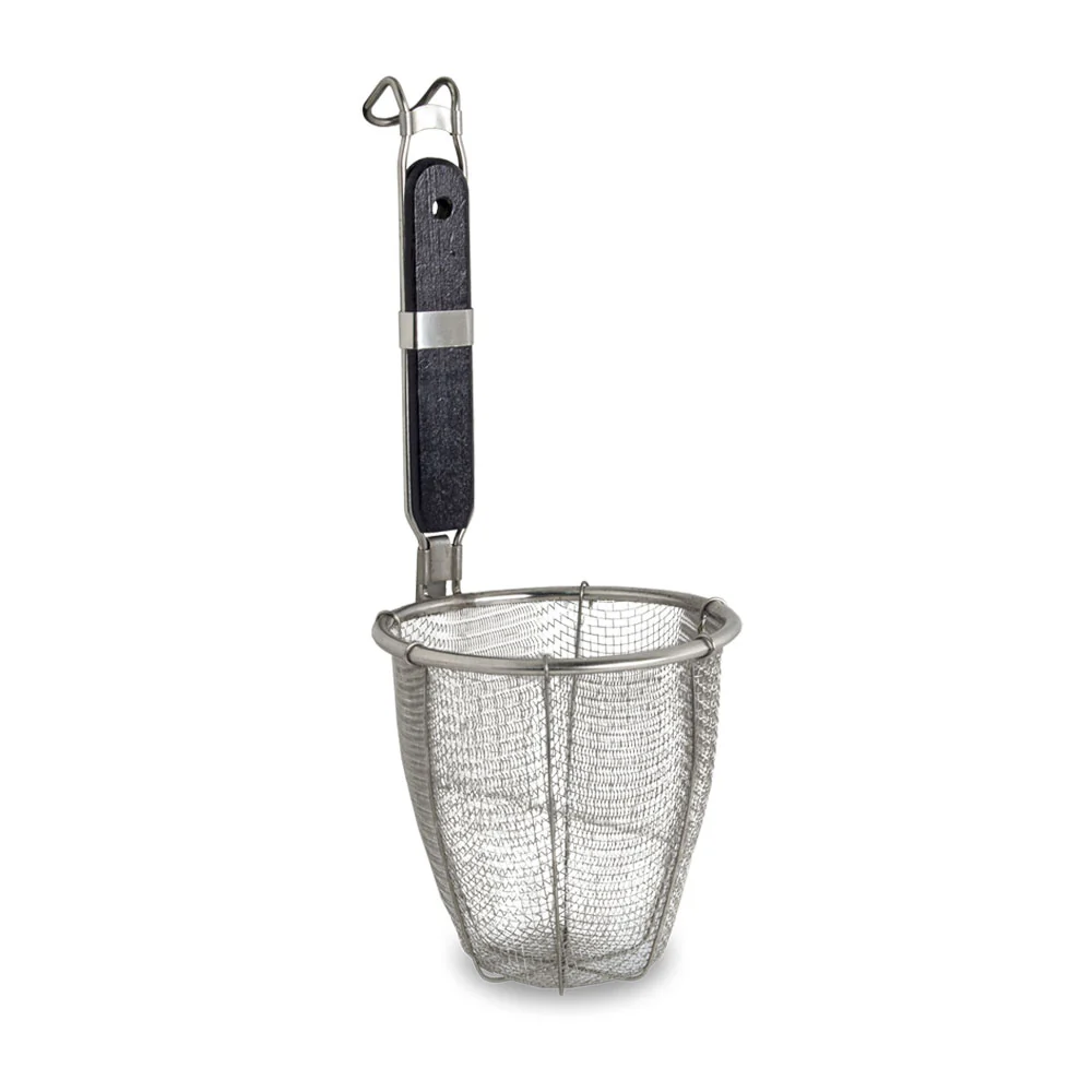 Japanese Style Black Handle Noodle Colander