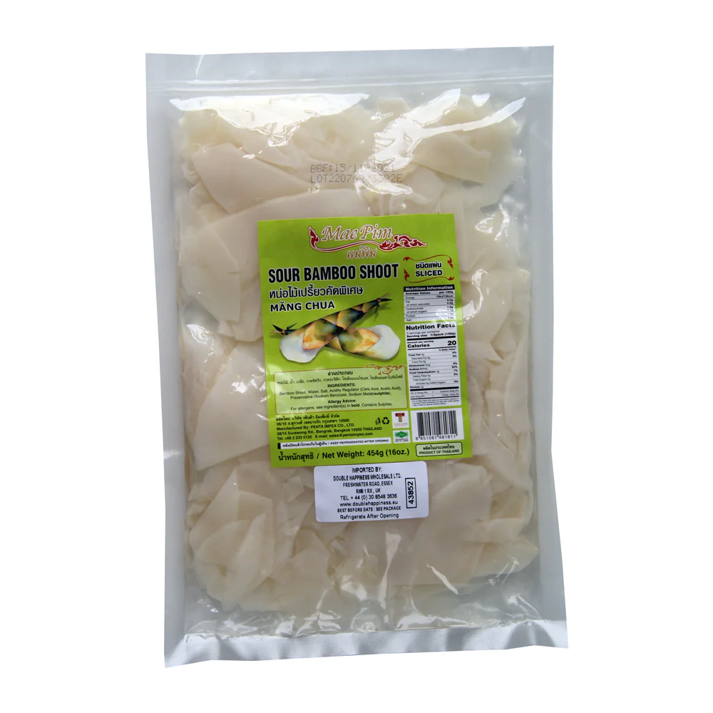 Mae Pim Sour Bamboo Shoot - Sliced - 454g