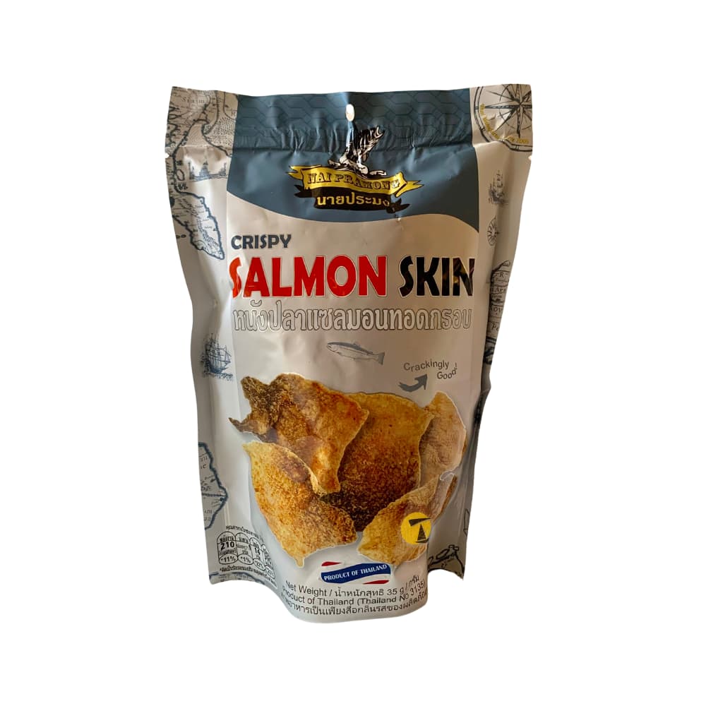 Nai Pramong Crispy Salmon Skin - Original - 35g