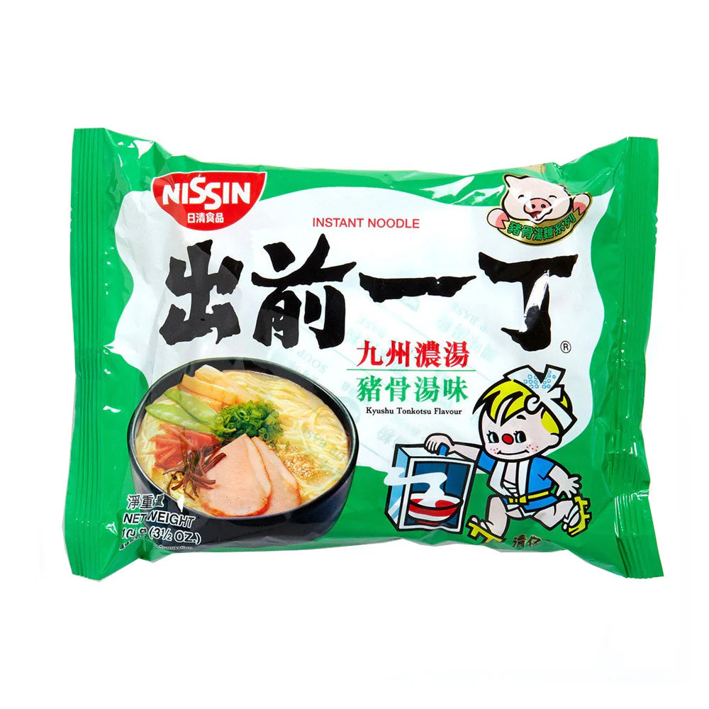 Nissin Kyushu Tonkotsu Noodle HONG KONG Variety - 100g