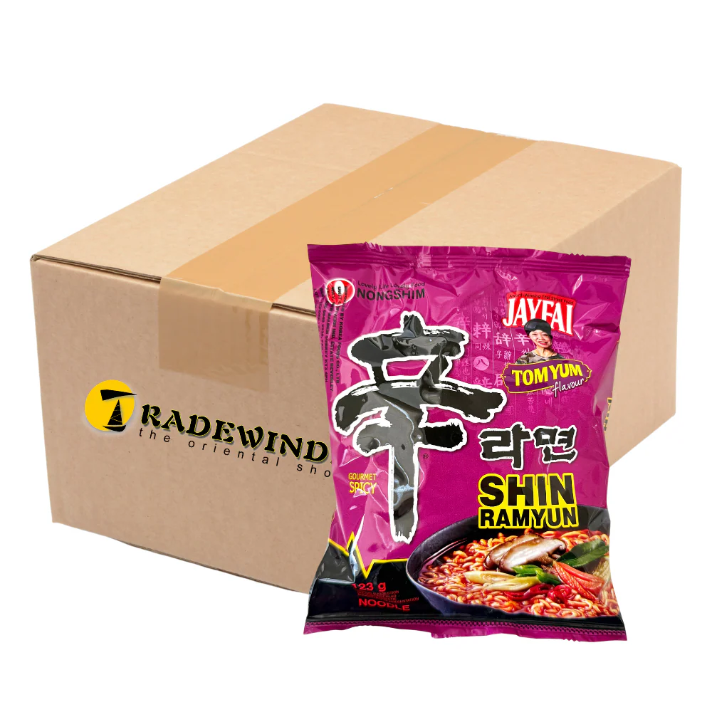 Nong Shim Shin Ramyun TOM YUM Flavour Noodles - 20x123g