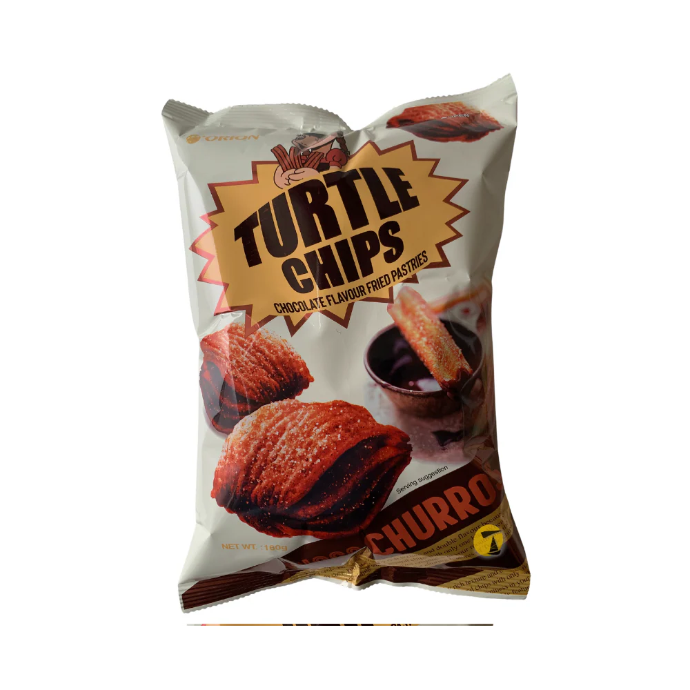 Orion Turtle Chips Choco Churros Flavour - 160g