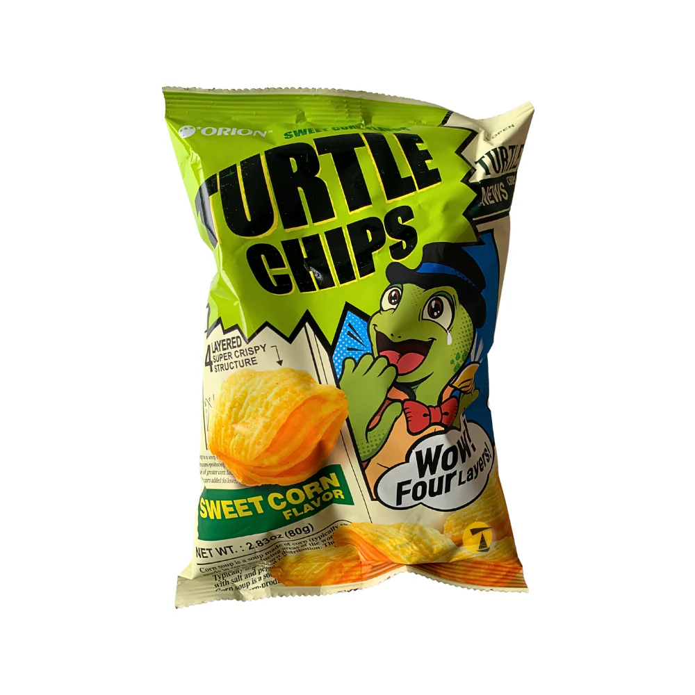 Orion Turtle Chips Sweet Corn Flavour - 80g