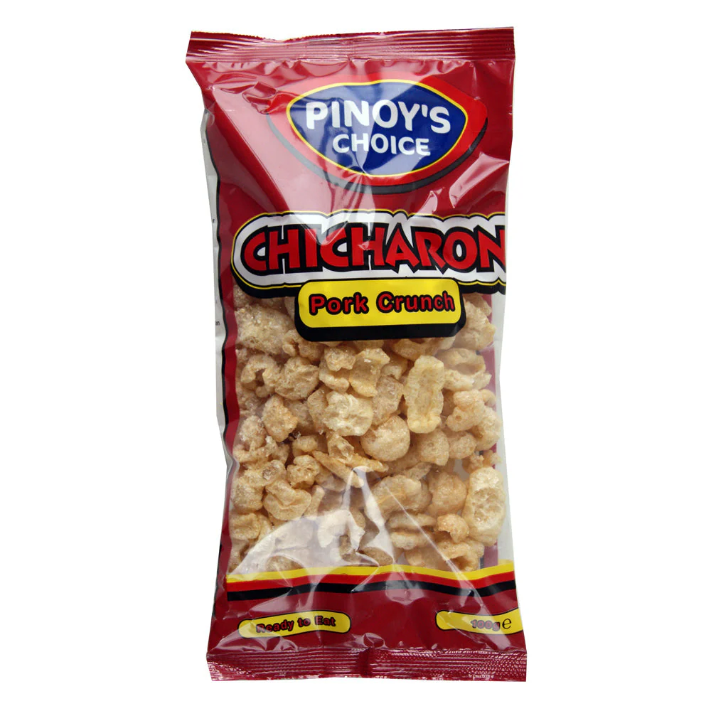 Pinoy's Choice Chicharon Pork Crunch Snack - 25x100g