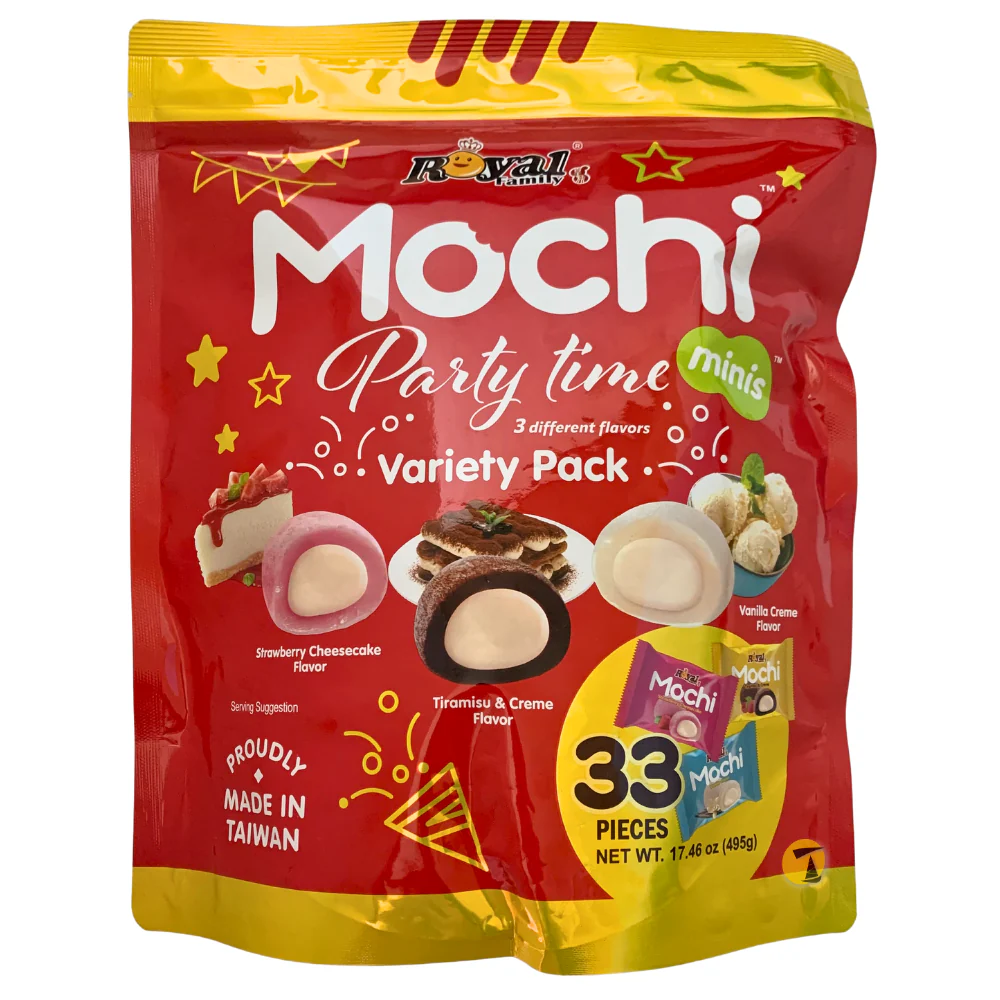 Royal Family Mochi Minis Party Time Variety Pack - 495g