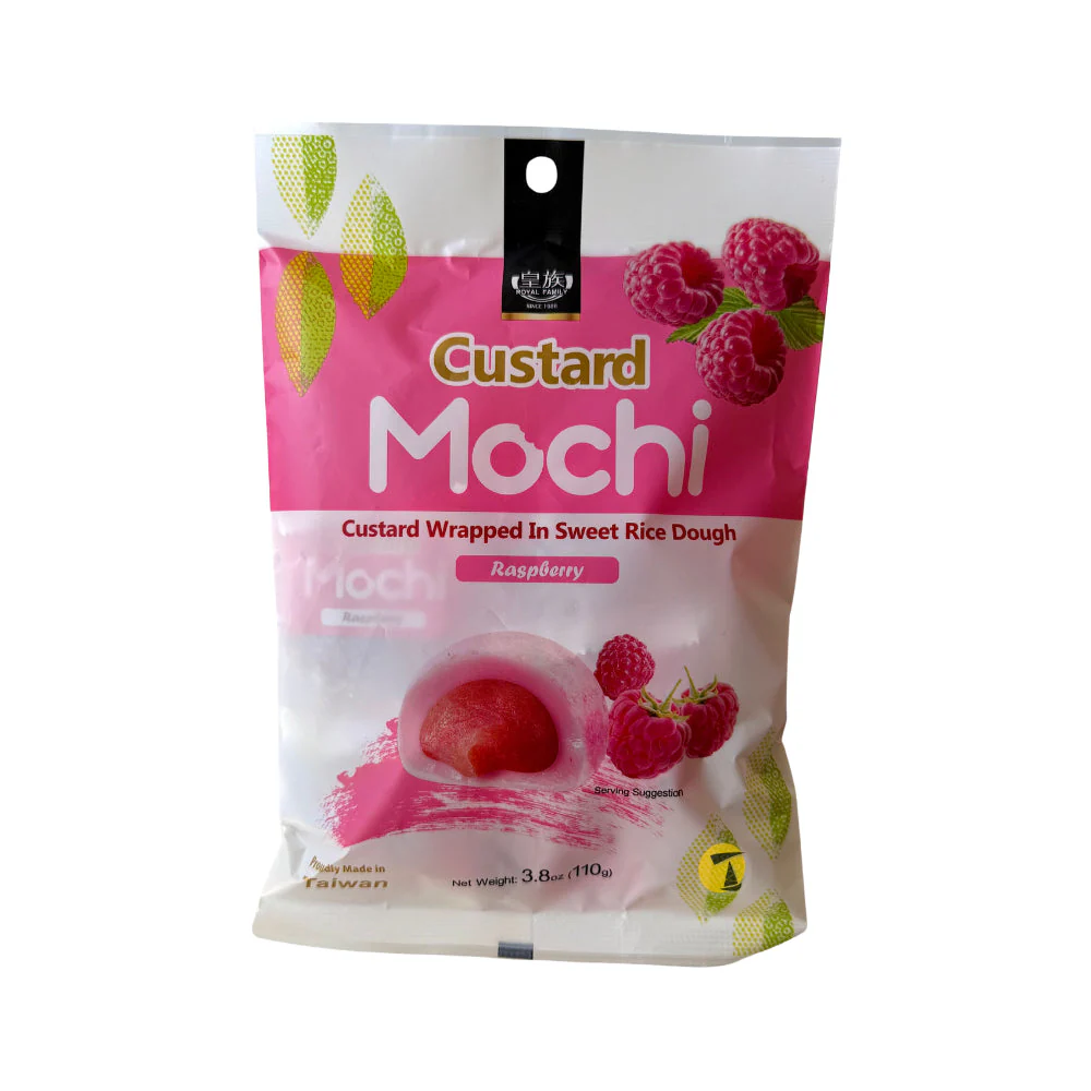 Royal Family Raspberry Custard Mochi - 110g