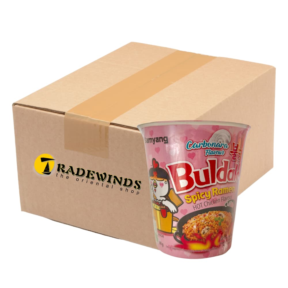 Samyang Carbo Hot Chicken Cup Flavour Ramen - 30x80g