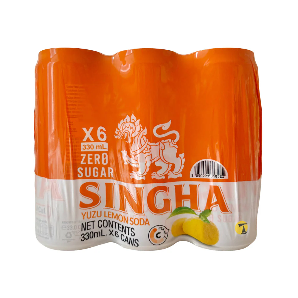 Singha Yuzu Lemon Soda - 6x330ml