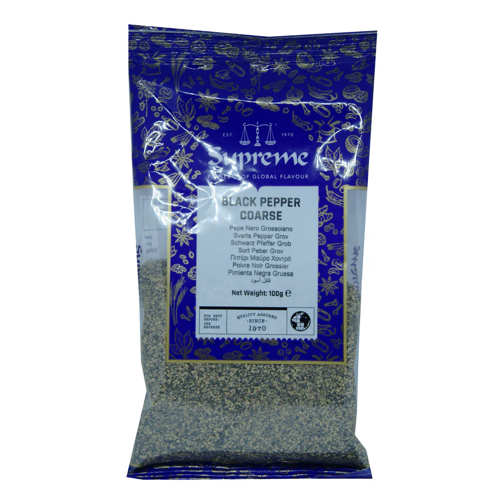 Supreme Black Pepper Coarse - 100g