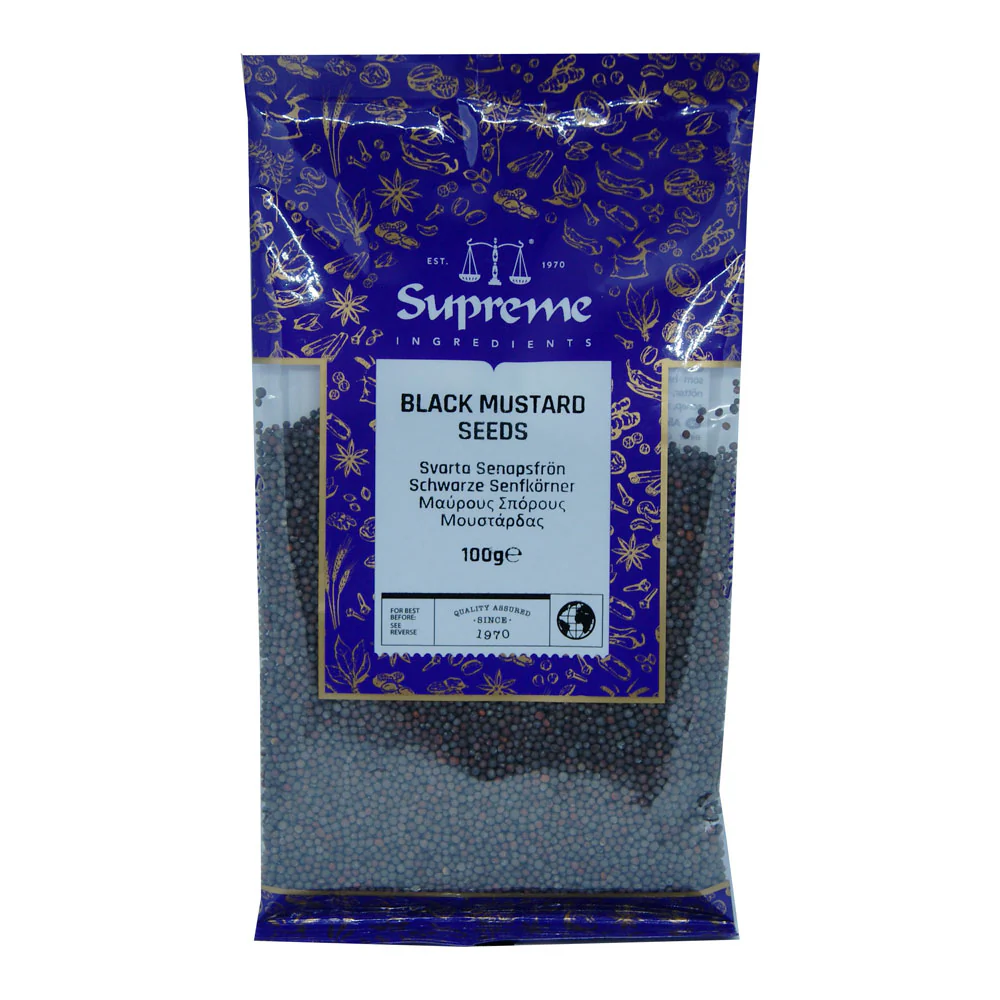 Supreme Mustard Seeds Black - 100g