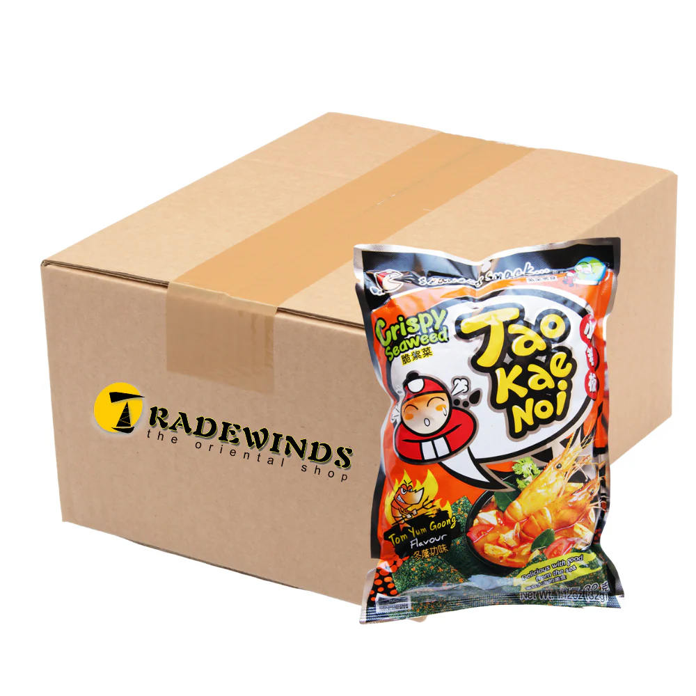 Taokaenoi Crispy Seaweed - Tom Yum Goong Flavour - 24x32g