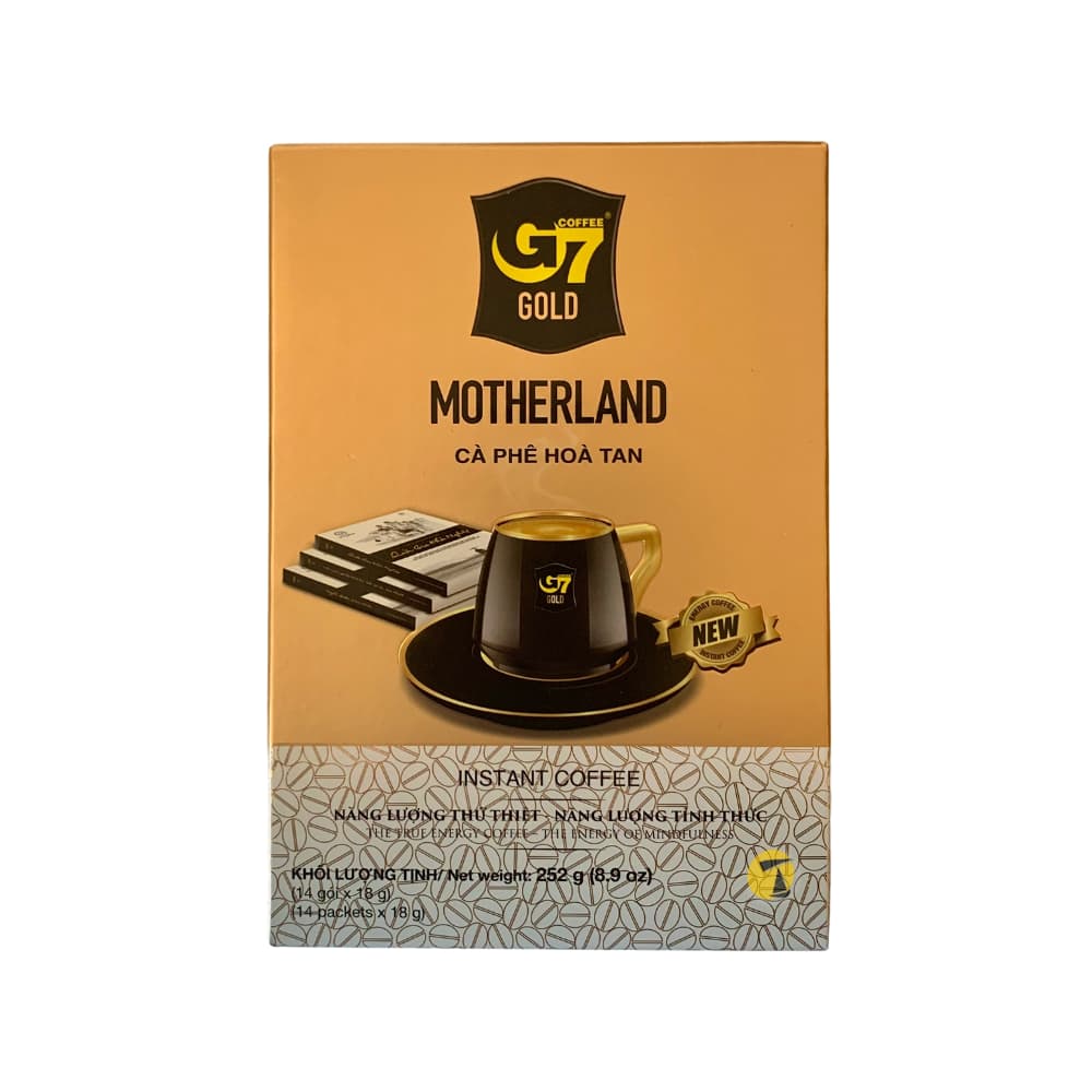 Trung Nguyen G7 Gold Instant Coffee Motherland (14 pkt) - 252g