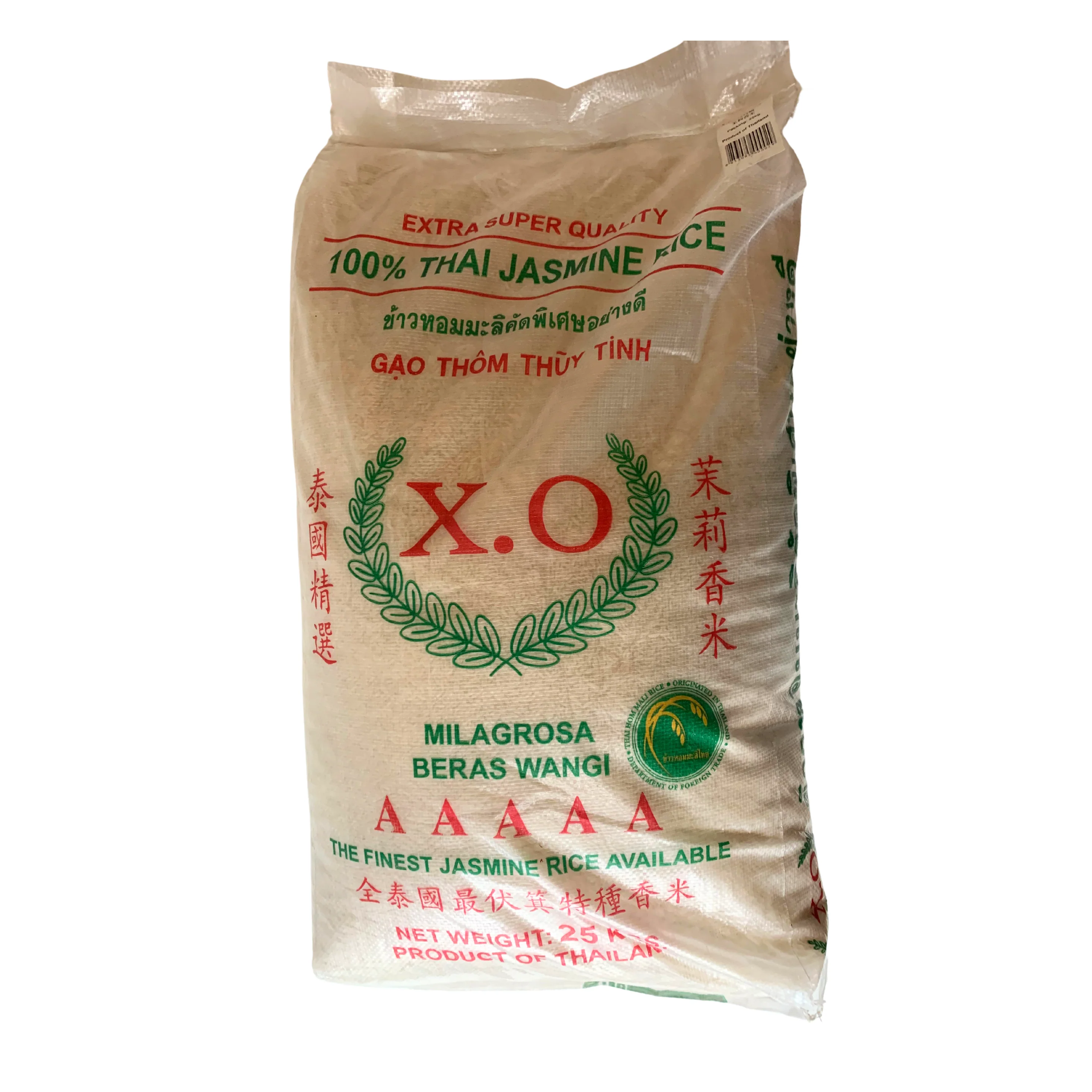 X.O Thai Finest Jasmine Rice - 25kg