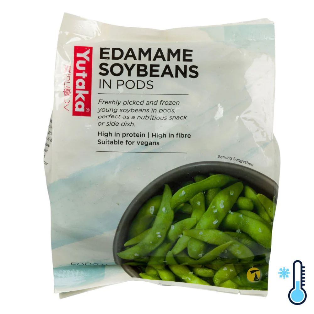 Yutaka Freshly Picked & Frozen Edamame (Soybeans in Pods) - 500g [FROZEN]